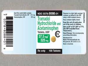 Tramadol 3.7/325mg